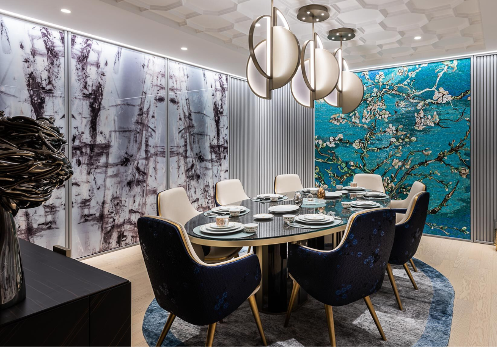 Tranh tường mosaic tái hiện các tác phẩm nghệ thuật nổi tiếng