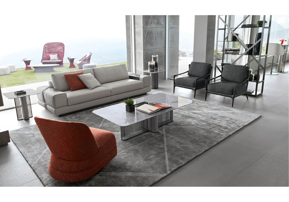 Mẫu sofa tinh tế, được chế tác khéo léo bởi những nghệ nhân Ý