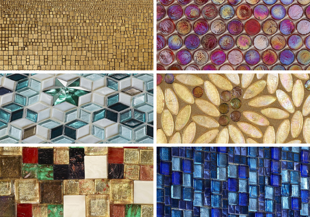 Gạch mosaic của Sicis đa dạng mẫu mã, màu sắc
