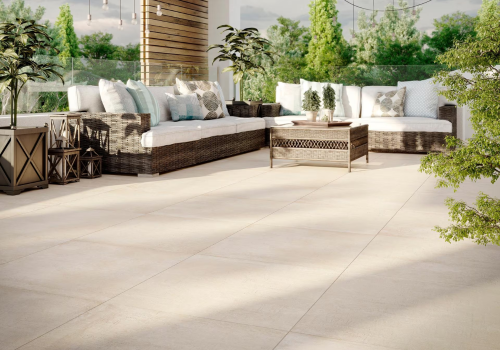 Mẫu gạch lát nền đẹp ngoài trời của Porcelanosa