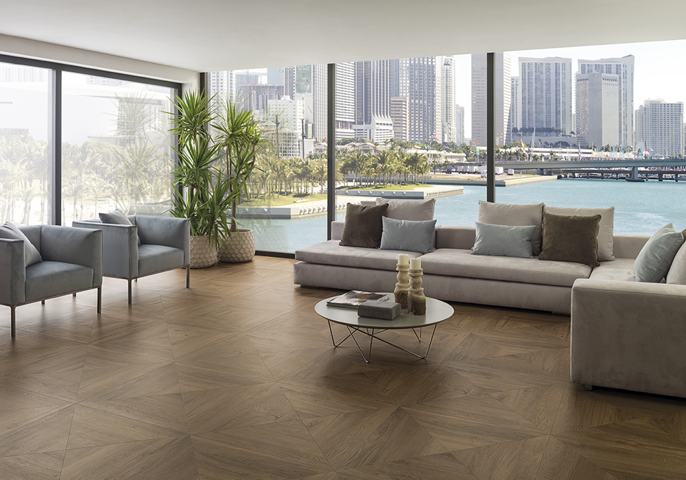 Gạch 80x80 hạn chế xuất hiện đường ron, tăng thẩm mỹ và tạo hiệu ứng rộng mở cho không gian