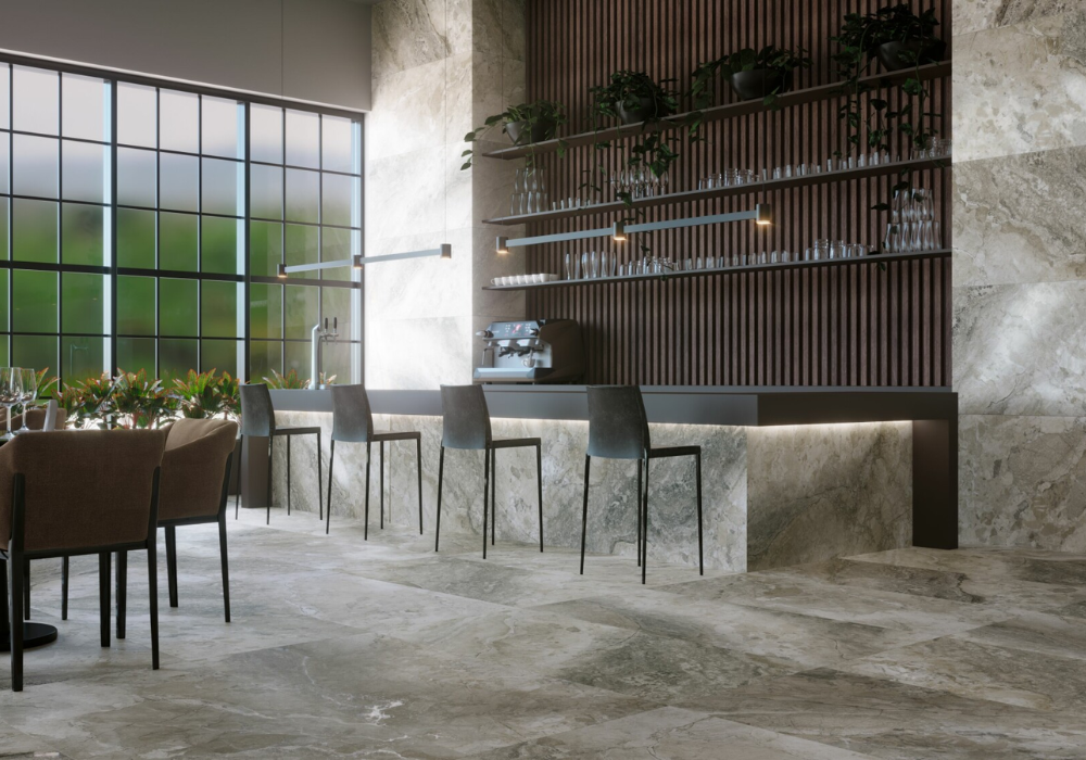 Gạch ốp lát hiệu ứng đá marble sang trọng