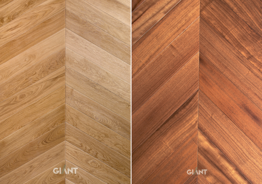 Sàn gỗ tự nhiên được làm từ gỗ đặc nguyên khối