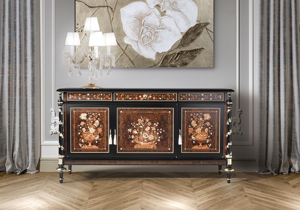 Ceppi Style sử dụng veneer các loại gỗ quý