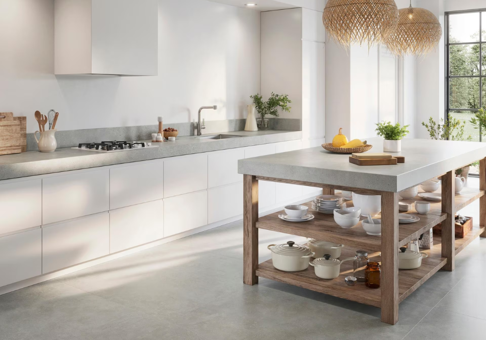 Gạch mô phỏng chính xác những bề mặt xi măng