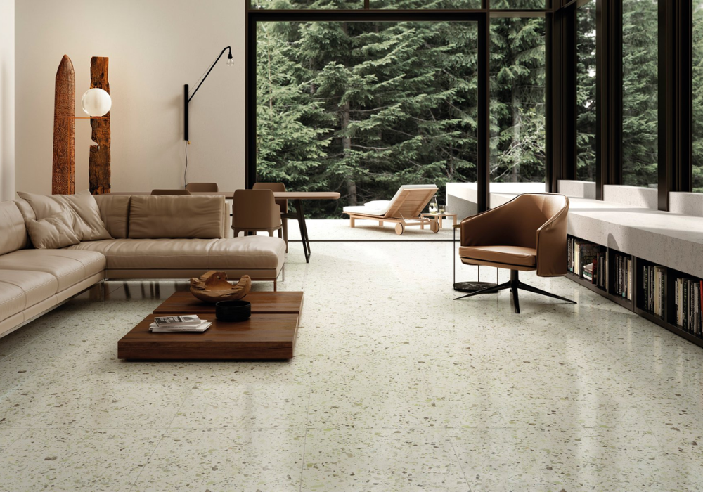 Gạch terrazzo mang vẻ đẹp tinh tế, cổ điển