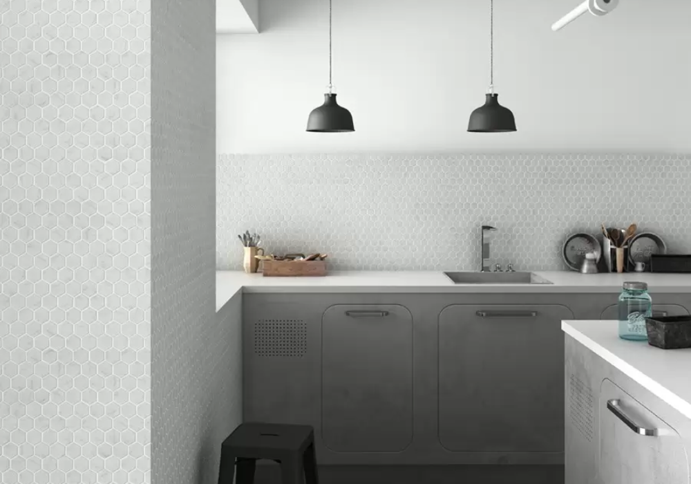 Mẫu gạch khảm hình lục giác đang được ưa chuộng hiện nay