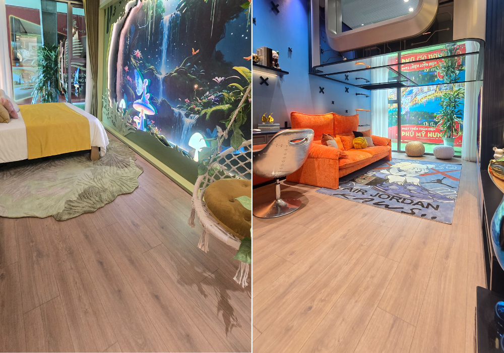 Sàn gỗ được sản xuất bằng công nghệ tiên tiến, an toàn và bền vững