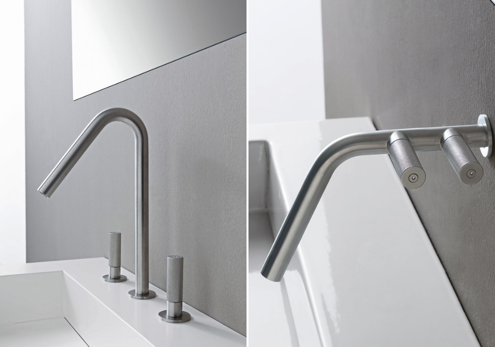 Bộ sưu tập có đường kính 22mm xuyên suốt từ thân vòi cho đến tay vặn